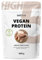 Vegan Protein - Bizcocho de avellanas - Proteína vegana en polvo sin sucralosa ni soja - Proteína de arroz, guisantes, cáñamo, trigo sarraceno y semillas de calabaza - 1kg