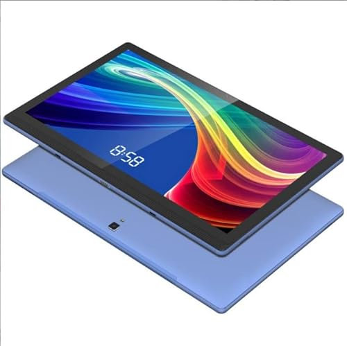 14.1Inch IPS HD Display Tablet PC,Slim Windows Tablet PC Android 8.0 System with 1920 * 1080 pixels and 64-bit ten-core processor/8GB RAM/stereo Sound/Bluetooth 4.1/GPS Navigation/128G memory (Blue)