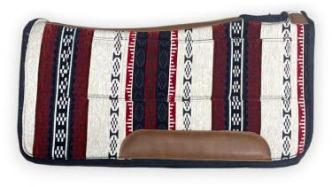 Diamond Wool Contoured Felt Ranch Western Saddle Pad for Horses 32x32-1 Thickness, Spirit