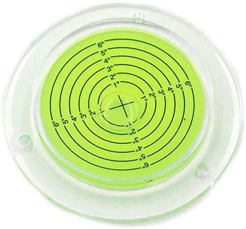 Taskar Gro�e runde Bullseye-Wasserwaage zum Anschrauben, 100 mm