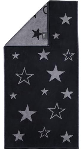 Cawö Handtücher Christmas Edition Sterne 792 schwarz - 90
