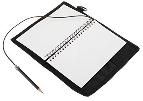 Timcryxient Cuaderno de buceo con 25 páginas interiores impermeables, color rojo