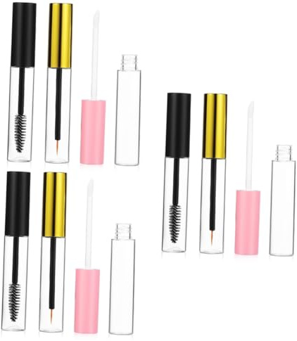 SHERCHPRY Läppglans Eyeliner Lösögonfransar Fransborste Läppglans Behållare Tom Ögonfranskräm Behållare Mascara Flaskor Mascara Tub Tom Eyeliner Flaska Läppglans Kit
