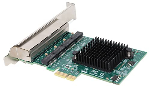 Dioche Scheda di Rete per PC, Scheda di Rete Pcie Schede di Rete per Computer Interni Correzione Automatica Funzione ECC CRC Accessori per PC Schede di Rete per Computer Interni per Ufficio Domestico