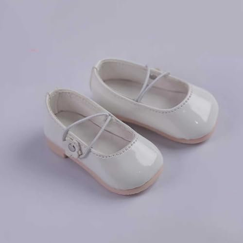 Puppenschuhe für BJD-Puppen, Puppenlederschuhe, Mini Schuhe mit Schnürsenkeln Lederschuhe Dekorative Schuhe, Puppenkleidung für Puppe Dress Up Decor