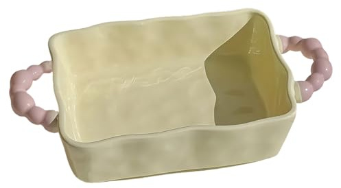 Jaamyears Baking Dish For Oven 700ml, Cute Rectangle Lasagna Dishes Oven Proof Ceramic Dishes For Casserole, Ceramic Baking Tray