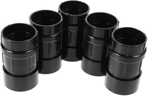 SEWOART 5PCS Vacuum Hose Coupler Kit Vacuum Cleaner Hose Adapter Replacement Connector for Multiple Models Easy to Install Attachments for Efficient Cleaning
