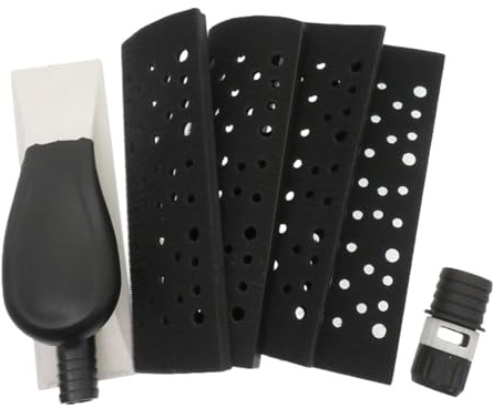 5 Pieces Vacuum Hand Sanding Block for Metalworking Paint Removal Furniture Making