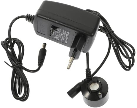 JOINPAYA Máquina Generadora de Niebla Ultrasónica para Jardín y Peceras, Pequeña Mini 3.6 Cm, Compatible Voltaje Ac220, Adecuado para Fuentes de Agua y Decoración Exterior