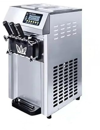 1255W Macchina per Gelato da Tavolo A126 Macchina Del Gelato,18-20 L/H,Macchine per Yogurt Gelati e Gelati,Commerciale/Familiare,Con Pre-raffreddamento Gelatiera da Banco da Softr (A126)