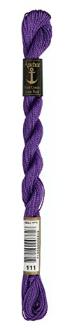 Anchor Perlgarn 5, 4585000-00111, Farbe:lila, Stickgarne