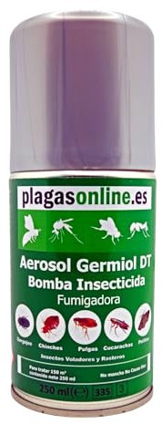 PLAGAS ONLINE Bomba Insecticida Fumigadora 250ml (1 Ud.)