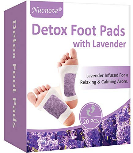 Detox Foot Patches, Detox Foot Pads, Foot Patches, Lavender Detox Foot Patches for Pain Relief & Stress Relief & Deep Sleep & Detox Cleanse, 20Pcs