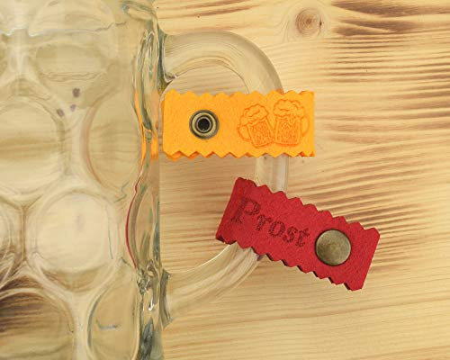Henkelband 'Prost' - Farbe wählbar - 1 Stück - Oktoberfest Maß Maßkrugband