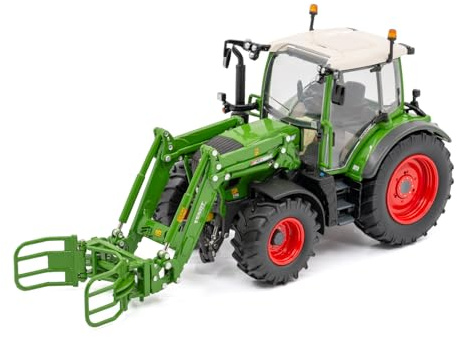 Diecast Masters USK Scalemodels Fendt 313 Vario FL Traktor 1:32 | Mit Frontlader, detailgetreuer Agrarschlepper, ab 14 Jahren, für Sammler, 10642