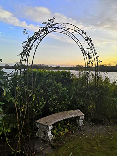 GardenAndPools Rosenbögen Holland RUND Pergola Rozenboog Arche de Jardin Gartendeko (260, Verzinkt)