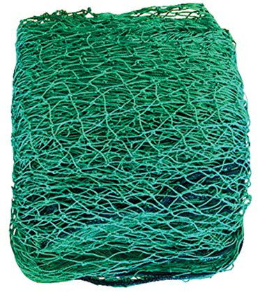 Polyethylene Cargo Net With Elasticated Edging | Open Mesh Green Netting Trailer Net Cargo Cover (8m x 4m)
