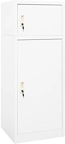 Gecheer Sattelschrank, Stahl, mit 2 Türen, 53 x 53 x 140 cm, Sattelschrank aus Stahl, Schrank für Reitwerkzeuge