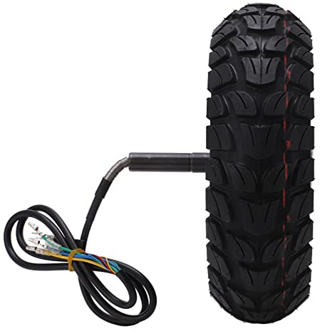 Aramox Elektroroller Bürstenloser Nabenmotor, 36V Bis 60V Elektroroller Bürstenloser Nabenmotor 350W Bis 1200W 10 Zoll IP54 Wasserdicht für Elektrofahrrad, Gearless Nabenmotor