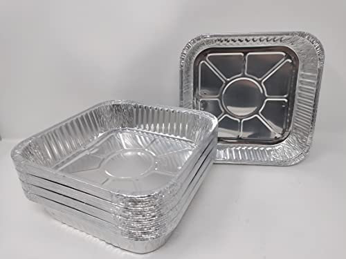 25 x Aluminium Foil 8 Square Roasting Oven Baking Dish Tray BBQ 20.4x20.4x4.7cm
