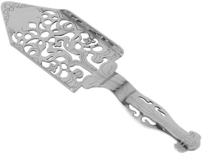 Cuchara de absenta, cuchara de absenta hueca, reutilizable, de acero inoxidable, accesorio de fuente de absenta, colador para el hogar, colador de absenta, cuchara de absenta