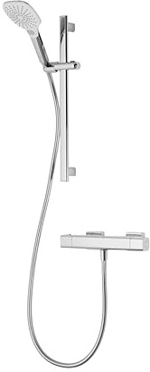 Triton Showers | Velino Cool Touch Bar Mixer | Triton Showers| Thermostatic Shower Mixer Set | Chrome | Cool Touch Technology | Handheld Shower | Anti Scald Shower | Mixer Bar Kit