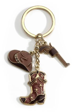 Tranbath Personalisierter Schlüsselanhänger, Geschenk für Frauen mit Cowboy-Stil, Perfekt für Freundin, Schwester, Mama, Oma, Geburtstagsgeschenk