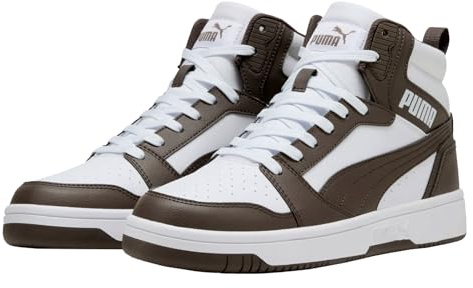 PUMA Rebound V6, Zapatillas Unisex Adulto, Puma Bronce Plano Blanco, 41 EU