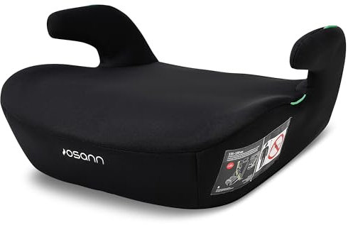 Osann Boost, Ergonomische Sitzerhöhung ohne Isofix, für Kinder ab 135 bis 150 cm - Black