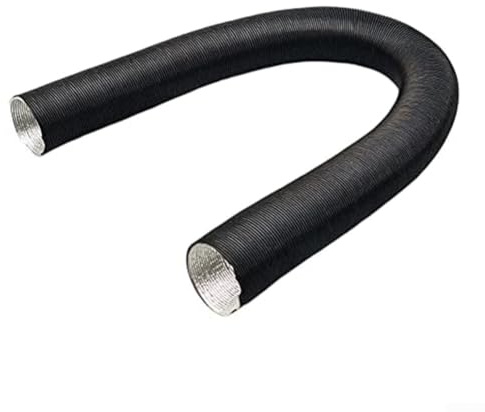 Diameter 90mm Heater Air Ducting Hose, Car Auto Heater Pipe Heating Duct Auxiliary Heater Accessories Aluminium Foil Air Intake Hose(200cm)