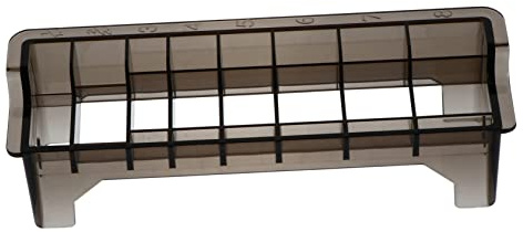 WRITWAA Haarschneidemaschinen Kamm Organizer Aufbewahrungsbox mit 8 Fächern aus Wasserdichtem Kunststoff für Friseure und Zuhause