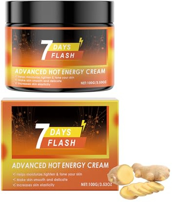 Crème Flash 7 jours, anti-transpiration et anti-gonflement, adaptée à tous les types de peau, sûre à utiliser, améliore la transpiration, raffermit et tonifie votre peau (1pcs)