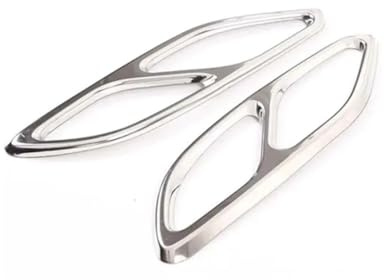 Car Accessories Exhaust Muffler Pipe Cover Tail Pipe Stee Tail Cover Trim For CLA For C118 For W118 2020-2023 Tailpipe Ends Trim(Type c)