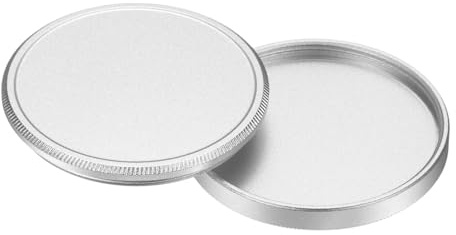 PATIKIL 39mm x 0.5mm Metal Lens Cap, Universal Lens Filter Stack Cap Aluminum Camera Filter Protective Case Slim Stack for 39mm x 0.5mm Thread Size Camera Circular Fader, Silver