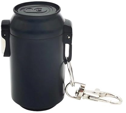 Tmboryuu Creative Portable Ashtray with C Clasp Wind Lid for Indoor Outdoor Use Outdoor Ashes Holder