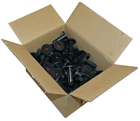 Stabilo-Sanitaer 100x Schallschutzdübel 10mm M5 Gummidübel mit Bund Kragen Schalldämmung Schallschutz Dübel