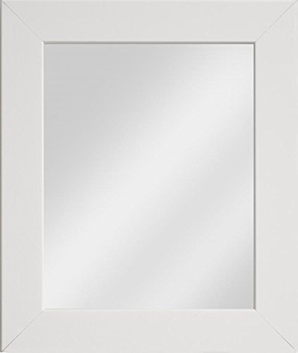 Frame Company Watson Range Framed Mirror, White, 16x12-Inches
