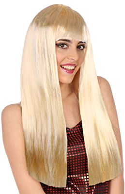 Atosa 39809 Perücke Blond, Lang, 60 cm