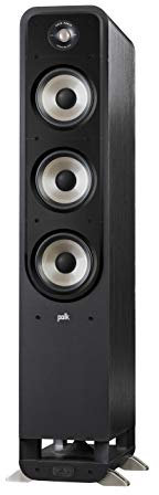 Polk Audio Signature S60E Floor Speaker, HiFi Speakers for Music and Home Cinema Sound, Passive Full Range Speaker, 20-300 Watt, 8 Ohm, High Res, 36 Hz - 40 kHz (Piece)