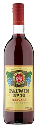 Carmel Palwin No.10 Menorah - Sweet Red Dessert Wine - 750ml
