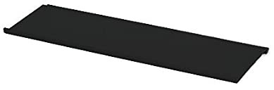 Linero MosaiQ Obere Ablage mittel 350 x 107 x 8 mm schwarz matt/Reling/Relingsystem/Kesseböhmer