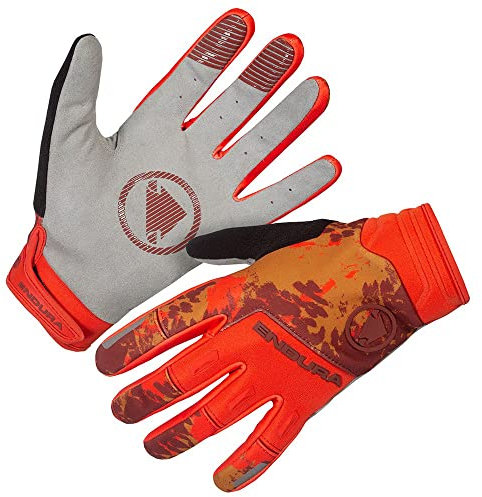 Endura MTB-Handschuhe SingleTrack Windproof Orange Gr. S