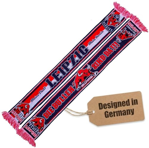 Generisch Leipzig Schal (Strickschal, DIE BULLEN SIND DA!!!)