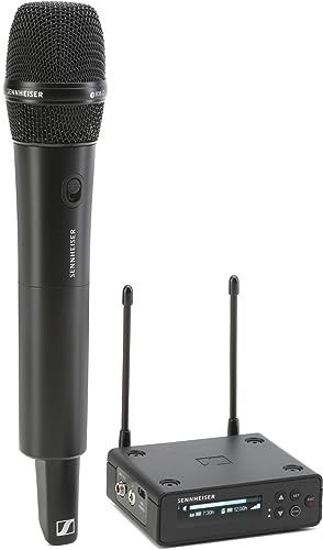 Sennheiser EW-DP 835 SET (R1-6) Tragbares digitales UHF-Drahtlosmikrofonsystem mit SKM-S Handsender und dynamischem Mikrofonmodul MMD 835 mit Nierencharakteristik - Schwarz (700031)