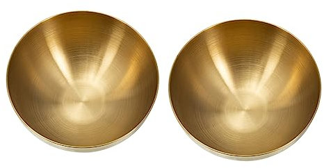 Cabilock 2pièces Bol à Salade Acier Inoxydable Lot Pour Fruits Et Légumes Accessoire De Cuisine Élégant Et Pratique Empilable Pour De Place