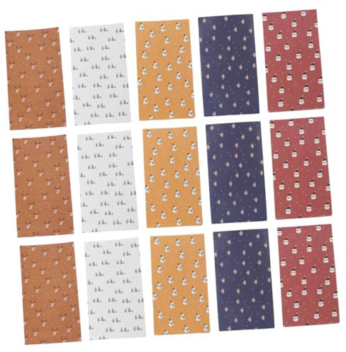 COLLBATH 20 Stücke Weihnachten Thema Verpackung Taschen Papier Beutel Für Süßigkeiten Pralinen Snacks Mit Standfestem Boden