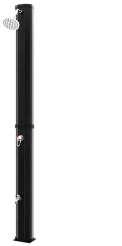 FSJIELW Home & Garden-Outdoor Solardusche mit Duschkopf und Wasserhahn 35L Schwarz Möbel Wahl