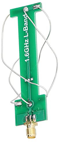 Four-arm Helical Antenna, 1.6mm Thick Double-sided PCB, Wide Range Circular Polarization, 1.6G, SMA (male) for Satellite Positioning Systems (Green)