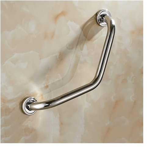 OLSKFUH Maniglioni di Sostegno per Vasche da Bagno E Docce, Maniglioni di Sostegno per Doccia con Corrimano, Corrimano di Sicurezza per Bagno in Acciaio Inossidabile Cromato per,