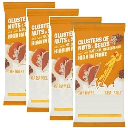 Rise Clusters of Nut & Seeds Caramel Sea Salt 35g(4 pack)